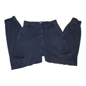 Aeropostale Women's Black Cargo Jogger Pants (M)